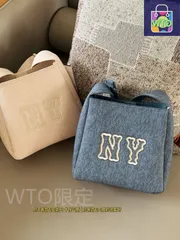 【今日WTO】MLB エムエルビー アンダーアームバッグ デニム素材で百搭性に優れる辣妹風デザイン-WTO輸入2-TC73