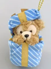 【中古】キーホルダー ダッフィー ぬいぐるみチャーム 「ダッフィー＆フレンズのウィンター・トゥインクリング・タウン」 東京ディズニーシー限定