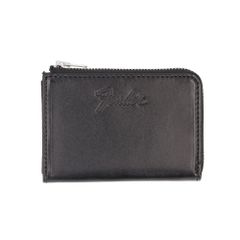 ☆ Black ☆ Fender Coin Case Fender Coin Case 700 Small Coin Purse Mini Wallet Coin Case Key Holder Men's Wallet Mini Wallet Sub Wallet Leather Case Wallet Purse Wallet Storage Card Small Mini