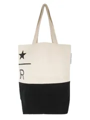 スターバックス リザーブ STARBUCKS RESERVE トートバッグ ワンポイント キャンバス地 ベージュ ブラック QQQ