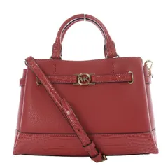 マイケルコース MICHAEL KORS 24AW REED センタージップ ベルテッド サッチェル スモール ハンドバッグ ショルダーバッグ 2way 斜め掛け カーフレザー ピンク 35F4G6RS1A /YO17