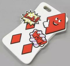 【中古】携帯ジャケット・カバー ケイト・ダイヤモンド トランプのダイヤ柄スマホカバー(iPhone7/8/SE第二世代対応) 「ディズニー ツイステッドワンダーランド」 ANIPLEX+限定