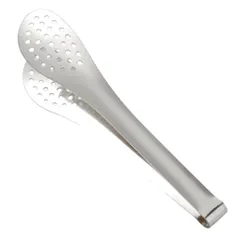 MaT store トング ステンレス パスタトング 揚げ物トング 穴あき 耐熱 つなぎ目なし (24cm) [24cm]のサムネイル