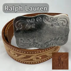 希少　レア　Ralph Lauren　ワニ革　ベルト　ブラウン　ヴィンテージ 2025年最新】Ralph Lauren メンズ ベルトの人気アイテム - メルカリ