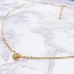 ネックレス ゴールド ハート シンプル 金色 韓国 レディース 女性