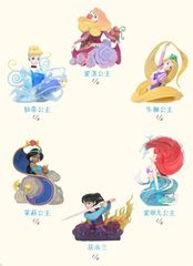 BLINDBOX ディズニープリンセス アートギャラリーII【6個入】