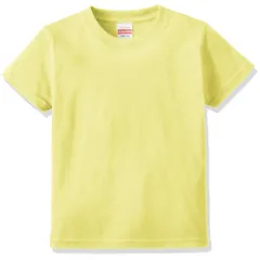 [ユナイテッドアスレ] 5.6オンス ハイクオリティー Tシャツ 500102 [キッズ] 487 ライトイエロー 100