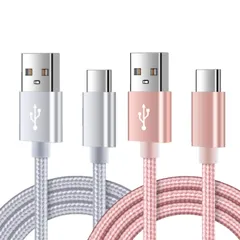 【新着商品】急速充電 USBコード iPoto スマホ充電ケーブル Androidケーブル QC3.0対応 ケーブル iPad ケーブル Air4iPadPro タイプc 【2本セット＆1.83ｍ】 アンドロイドなどのタイプC多機種対応 C Type (シ