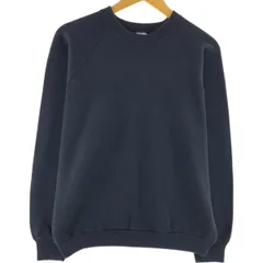 古着 90年代 フルーツオブザルーム FRUIT OF THE LOOM ラグランスリーブ 無地 ブランクスウェットシャツ トレーナー USA製/eaa526508