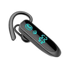 eppfun Bluetoothヘッドセット Bluetooth 5.3 片耳イヤホン ワイヤレス 耳掛け型 左右耳兼用 ハンズフリー通話 マイク内蔵 在宅勤務/運転/オンライン会議/ビジネスチャット用