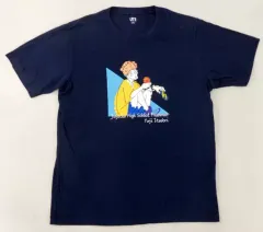 【中古】衣類 虎杖悠仁(アニメ絵) UTグラフィックTシャツ(半袖・レギュラーフィット) ネイビー メンズMサイズ 「呪術廻戦×ユニクロ」