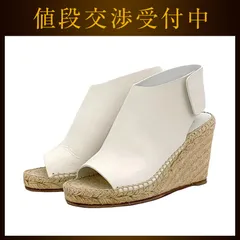 セリーヌ サンダル ウェッジソール ヒール ホワイト 313853 - メルカリ 