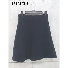 ◇ fredy emue フレディ エミュ NOLLEY'S バックジップ 膝丈 フレア スカート サイズ38 ネイビー レディース 【中古】 【1105070005722】のサムネイル