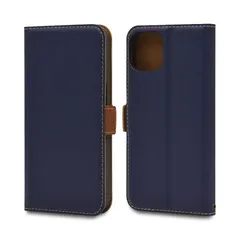 【新品未使用】【未開梱】 ラスタバナナ　iPhone 13対応 6.1inch 薄型手帳 サイドマグネット ネイビー　6374IP161BO