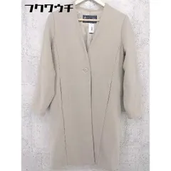 ■ URBAN RESEARCH Sonny Label ノーカラー コート サイズ36 グレー レディース 【中古】 【1002801945480】