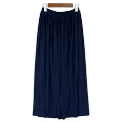 AZUL BY MOUSSY アズールバイマウジー プリーツ ロングスカート sizeM/ネイビー