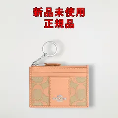 COACH コーチ ミニ スキニー ID ケース・シグネチャー ジャカード【CO-332】