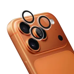 新品 Apapeyaカメラ保護 iPhone 17 Pro/iPhone 17 Pro Max 用 レンズカバー アクリルエッジ素材+9H強化ガラス 耐衝撃 ARコーティング 高透過率 2025秋発売 アイフォン 17 プロ/ 17 プロ マックス対応 レンズ