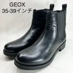【新品　訳あり 】GEOX 　ジェオックス　サイドゴアブーツ　ブラック　黒