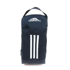 アディダス adidas バッグ シューズケース M 紺 ネイビー 白 ホワイト /MS ●RY
