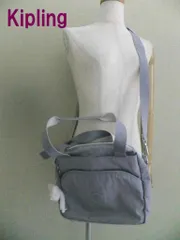 未使用品  キプリング ハンド・ショルダーバッグ2WAY テンダーグレー