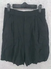 ◇ ●美品● AZUL by MOUSSY リネン混 キュロット ショート パンツ サイズM ブラック レディース 【中古】 【1002800892006】のサムネイル