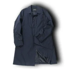 【新品】 UNITED ARROWS GREEN LABEL RELAXING × THINDOWN ／ ユナイテッドアローズ グリーンレーベルリラクシング × シンダウン　ダウンライナー付き  軽量 撥水 ステンカラーコート ネイビー 紺 ｜ 秋冬