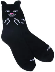Ripndip Jerm Face Mid Socks Black 靴下 ソックス 送料無料のサムネイル