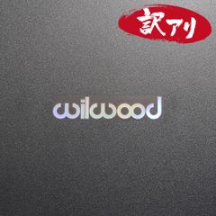 訳あり☆wilwood ウィルウッド　カッティングステッカー　オーロラ　1枚　縦23mm×横110mm　| ロゴ | デカール | 切り文字 | 切文字 | 新品 | 送料無料 | 匿名配送