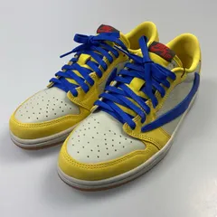 【姫路東店】 中古 NIKE | ナイキ スニーカー WMNS AIR JORDAN 1 LOW OG SP 'Canary' DZ4137-700 年式:2024S/S ×TRAVIS SCOTT イエロー 【126】