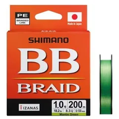シマノ BB ブレイド LD-M54Y 150m 0.8号 マンティスグリーン / PEライン 【メール便発送】のサムネイル