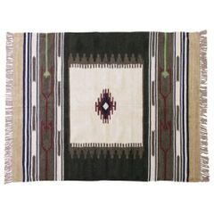 新品】153cm×86cm モロッコ ベニワレン ウール ブラウン 生成り - メルカリ