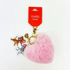 トムとジェリー ハートチャーム ピンク