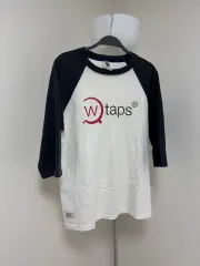 WTAPS ラグランロンT ホワイト×ブラック　S vectorpremium_202-902505080003