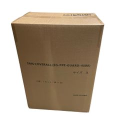 ◆未使用/同梱不可◆ 防護服 SMS素材 カバーオール サイズ3L 50着 1ケース 保護服 EG-PPE-GUARD-4500 作業着 P94040N
