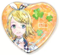 【中古】バッジ・ピンズ ステージのセカイの鏡音リン キラキラビッグハート型缶バッジVol.3(EX) 「劇場版プロジェクトセカイ 壊れたセカイと歌えないミク」