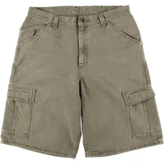 古着 リー Lee RIVETED デニムカーゴショーツ ハーフパンツ メンズw37相当/eaa572412