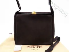★SS8703 CELINE セリーヌ サークルロゴ金具 2WAY ショルダー バッグ 良品