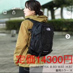 【未開封新品】ノースフェイス　シングルショット　20L ブラック 男女兼用