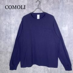 COMOLI サープラス ロンT 空紡天竺 サイズ4 ネイビー - メルカリ