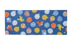 【中古】タオル・手ぬぐい 水風船柄 てぬぐい 碧の仮面 「ポケットモンスター スカーレット・バイオレット ゼロの秘宝 前編・碧の仮面」