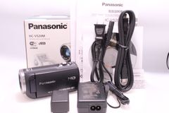 【美品】Panasonic HC-V520M-A デジタルハイビジョンビデオカメラ V520 内蔵メモリー32GB ダークネイビー