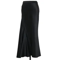 CINOH チノ スカート ブラック 黒 サイズ:36(S) 23秋冬 マーメイド ロング スカート / BLACK FORMAL BONDING ACETATE MARMAID SKIRT サテン ボンディグ アシントリー フレア アセテート【レディース】のサムネイル