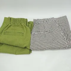 ◇ Θ 《 LOWRYS FARM ローリーズファーム まとめ売り2点セット サイズM スラックス フレアパンツ レディース 》 E  【1506230017225】