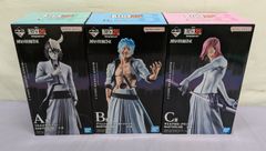 [미개봉품] 이치 반 쿠지 BLEACH 20th Stirring Souls vol.3 A상 우르키오라 쉬퍼 B상 그림조 재규어 잭 C상 자엘 아폴로 그란츠 MASTERLISE 피규어 3점 세트 830