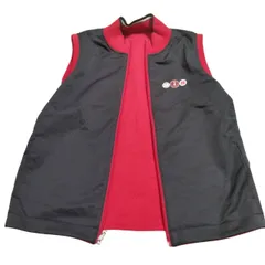 RE215 Munssing wear マンシングウェア　２WAY防寒具ベスト　リバーシブル　刺繍　スポーツ　メンズ