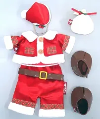 【中古】ぬいぐるみ ダッフィー(サンタ) コスチュームセット(ぬいぐるみ用衣装) 「ダッフィーのクリスマス2016」 東京ディズニーシー限定