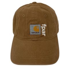 CARHARTT カーハート × fpar 40% キャンバス キャップ ブラウン 正規品 / 50659