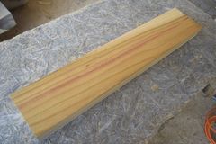アウトレット ケヤキ(欅)の一枚板 長さ約58.5cm 幅約11.4cm 厚さ約3.9cm DIY用 Z589