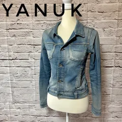 【YANUK】ヤヌーク ソフトデニム ジャケット スウェットデニム サイズS C-18